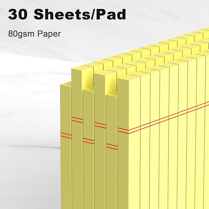 AILZFEI 6pcs Small Note Pad 5x8 College Ruled Legal Pads Paper Notepads 6 Pack - Image 3