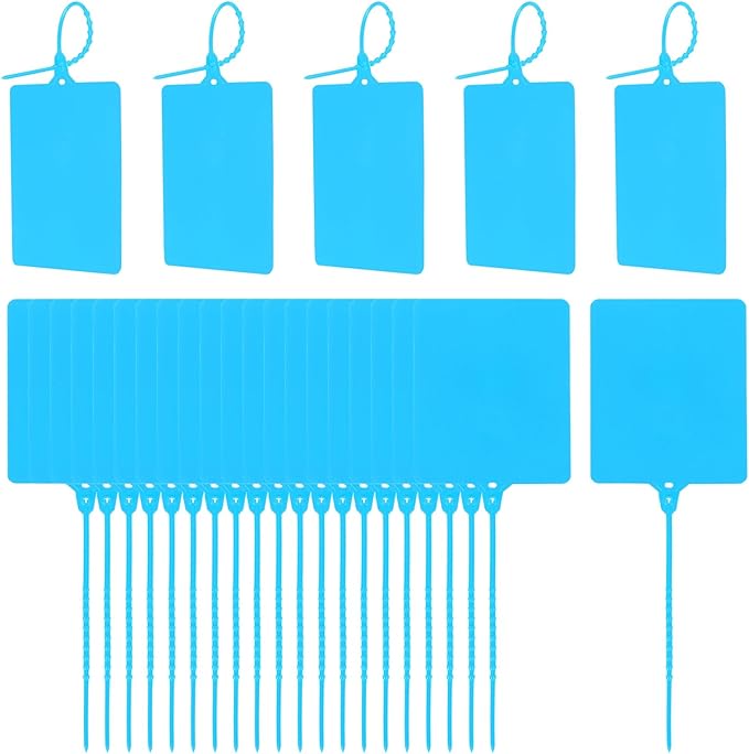MECCANIXITY Plastic Seals Shipping Tags, by MECCANIXITY