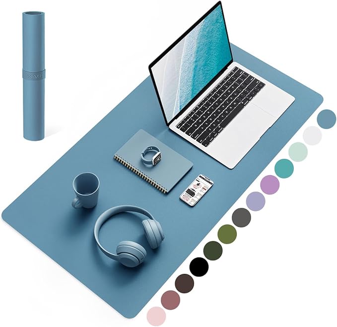 Non-Slip Desk Pad, Waterproof PVC Leather Desk Table Protector, Ultra Thin by YSAGi