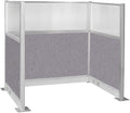 Versare Pre-Configured Hush Panel Electric Cubicle | Workstation Divider Walls by VERSARE