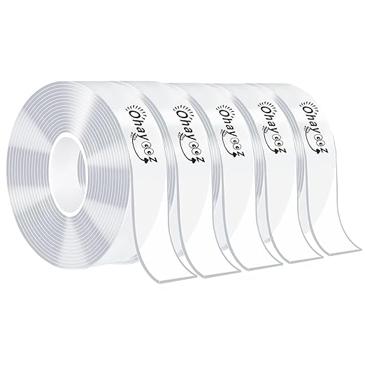 Ohayooz® Extra Strong Double Sided Tape Heavy Duty Removable 50FT, Photo Deco by MakeYourLifeBetter