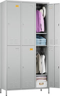 SUPEER 6 Doors Metal Locker Employee by SUPEER
