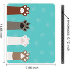 Auhoahsil Mouse Pad, 12 x 10 in Cute Cat Paws Theme Computer Mouse Pad - Image 7