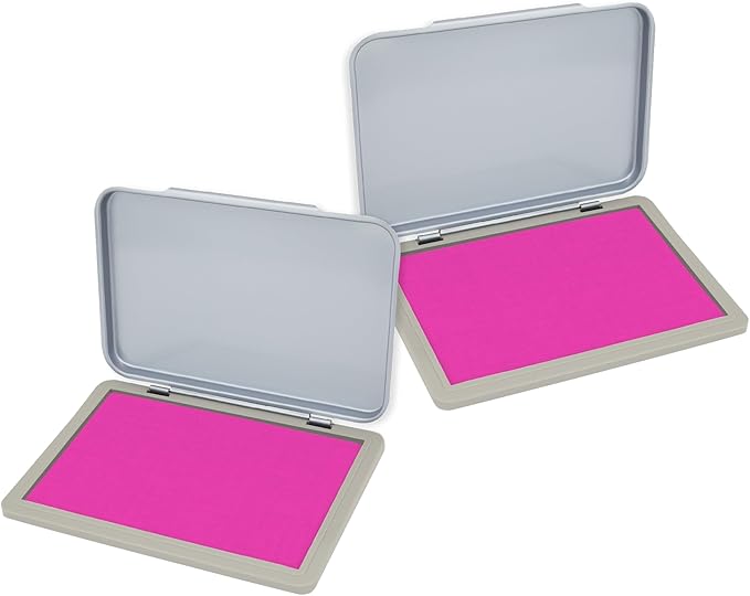 2 Pack Metal Case Stamp Pad Medium Size by ZIGEL