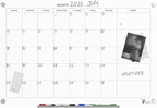 TOWON 36 x 24 Inches Tempered Glass Calendar Dry Erase Board - Image 4