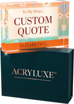 Personalized Gifts, Custom Quote Block Letter Board, Crystal-Clear Acrylic - Image 9