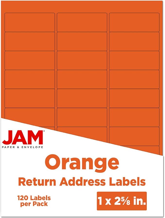 JAM PAPER Return Address Labels by JAMPaper