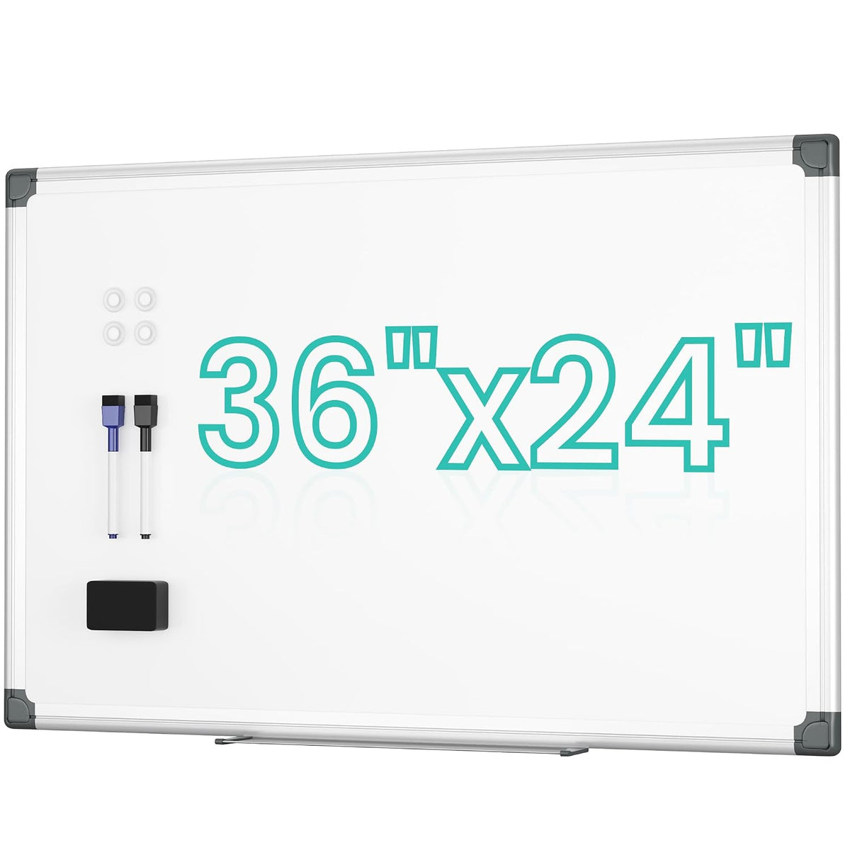 VUSIGN Magnetic Dry Erase Board for Wall, 36" x 24" Hanging Whitebo...