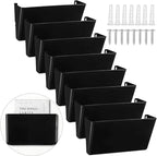 Colarr 8 Pcs Wall File Holder Organizer Plastic Wall Mount Mail Organizer by Colarr