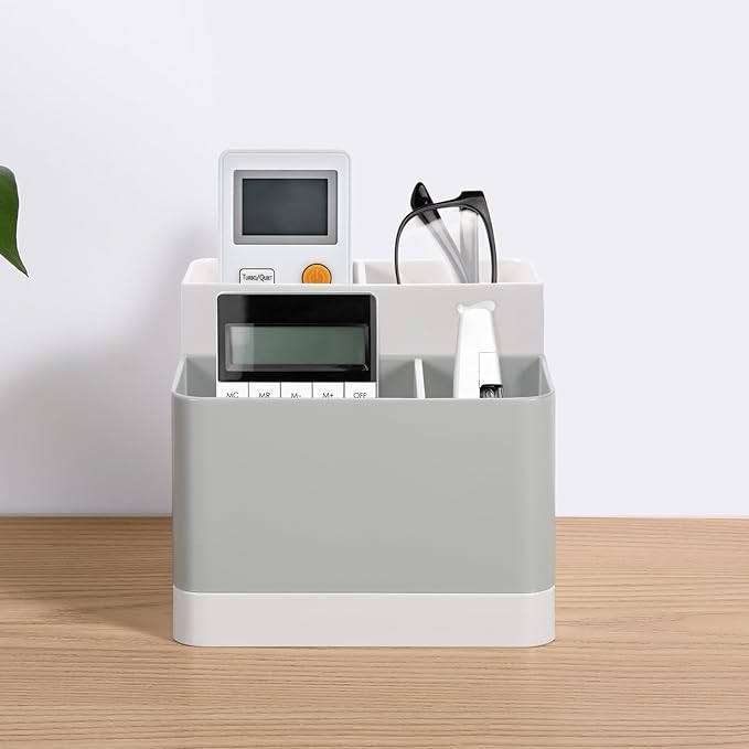 Poeland Desktop Storage Organizer Pencil Card Holder Box Container - Image 4