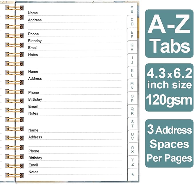 Address Book with Alphabetical Tabs - Image 2