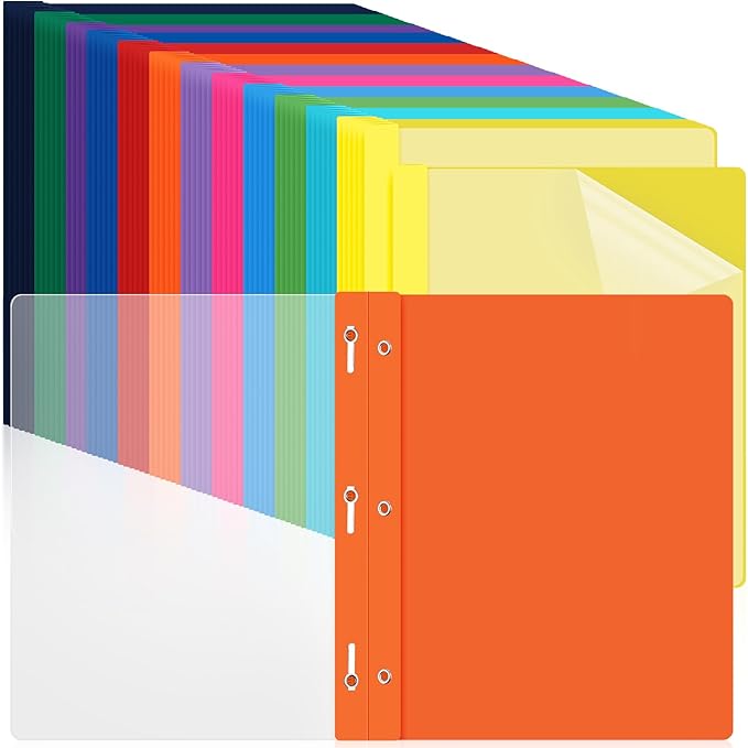 Feifeiya 72 Pack Plastic Report Covers by Feifeiya