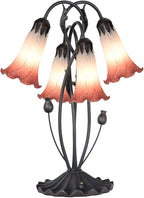 Bieye LS06 Lily Flower Blown Glass Lampshade - Image 7