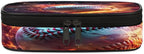 Pardick Pencil Case，Baseball Fire Big Capacity Pencil Pouch Coin Pouch - Image 3