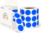 PARLAIM 3/4 Inch Roll Color Coding Labels, 4000 per/4 Rolls Round Adhesive by PARLAIM