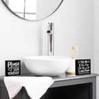 2 PCs Funny Bathroom Decor, Humor Bathroom Decorations Bathroom Accessories - Image 3