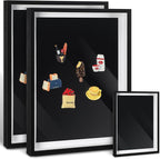 Vicenpal 2 Pcs Large Magnetic Board 16" x 12" Magnet Display Board Removable by Vicenpal