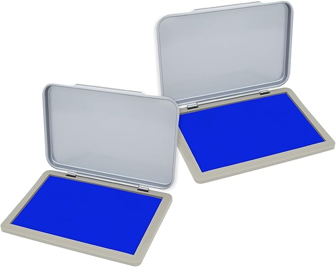 2 Pack Metal Case Stamp Pad Medium Size by ZIGEL