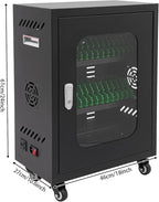 QUEWATSA Cell Phone Charging Station, 30-Device Rechargeable Mobile Phones - Image 3