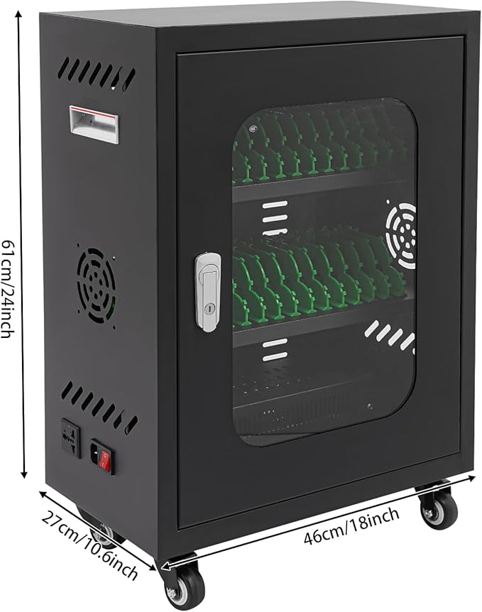 QUEWATSA Cell Phone Charging Station, 30-Device Rechargeable Mobile Phones - Image 3
