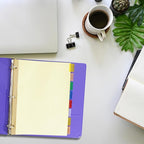 Binder Divider, PANDRI 120 Pack Binder Index Dividers - Image 7