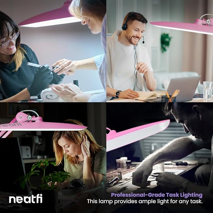 Neatfi XL 2, 200 Lumens LED Task Lamp, 4 Level Brightness, 3 Light Modes - Image 8