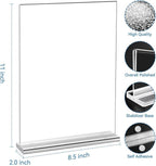 EHWINE 10 Pack 8.5 x 11 Acrylic Sign Holder - Image 4
