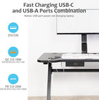 HHSOET Under Desk Power Strip - Image 3