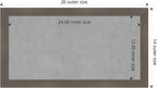 Amanti Art Grey Framed Magnetic Board 14x26 Small Vision Board - Image 4