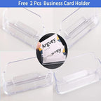 Argvey Acrylic Brochure Holder 8.5 x 11 inches, 4 Pack Clear Brochure Display - Image 6
