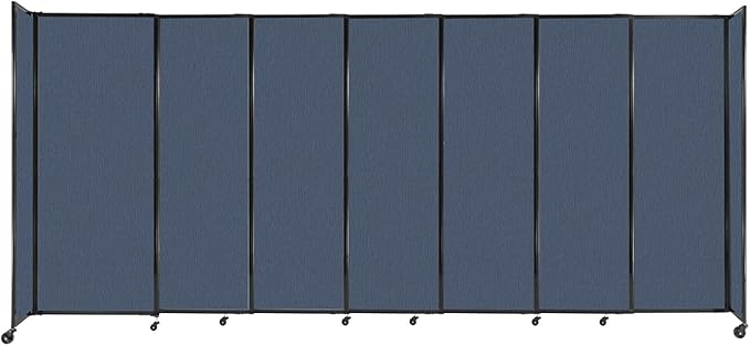 Versare Straightwall Sliding Portable Wall Partition | Freestanding Office by VERSARE