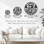 Personalized Metal Sewing Sign Wall Art Custom Sewing Room Name Signs Mother's - Image 5