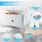 Accordion File Organizer, Expanding File Folder - Image 3