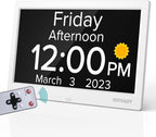 10.1 inch digital alarm clock with date and, main product view