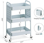 KINGRACK 3 Tier Rolling Cart - Image 2