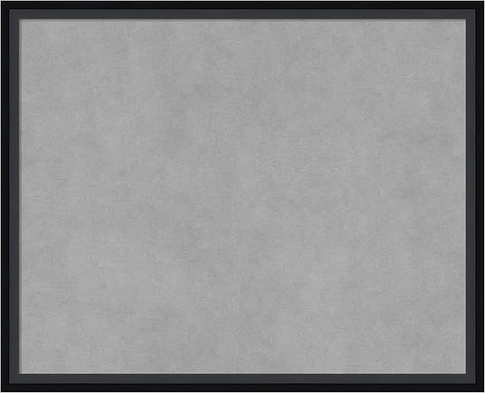 Amanti Art Black Framed Magnetic Board 17x21 Small Vision Board by AmantiArt