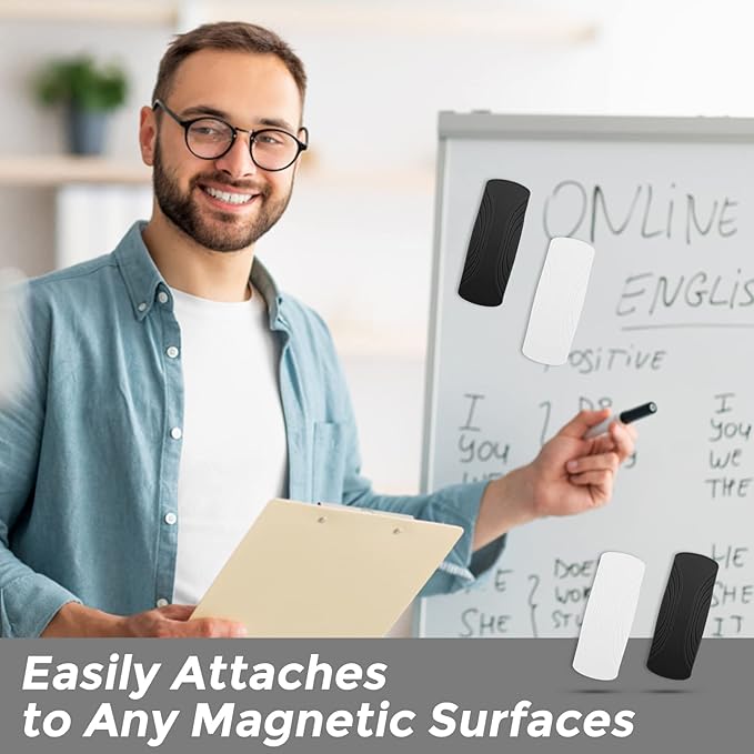 Ddaowanx Whiteboard Eraser, Magnetic Dry Erase Eraser, Glass Board Eraser - Image 4