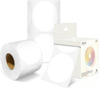 3 Inch Round Colored Dot Stickers, 4 Rolls in Dispenser Box by Unknown
