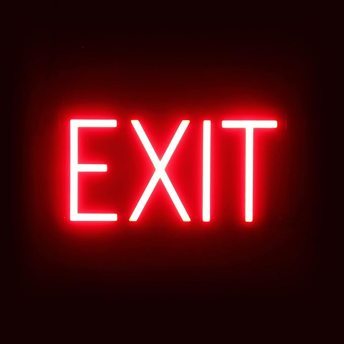 SpellBrite EXIT Sign | Directional Sign by SpellBrite