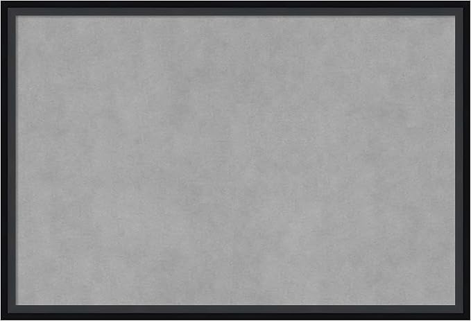 Amanti Art Black Framed Magnetic Board 17x25 Medium Vision Board by AmantiArt
