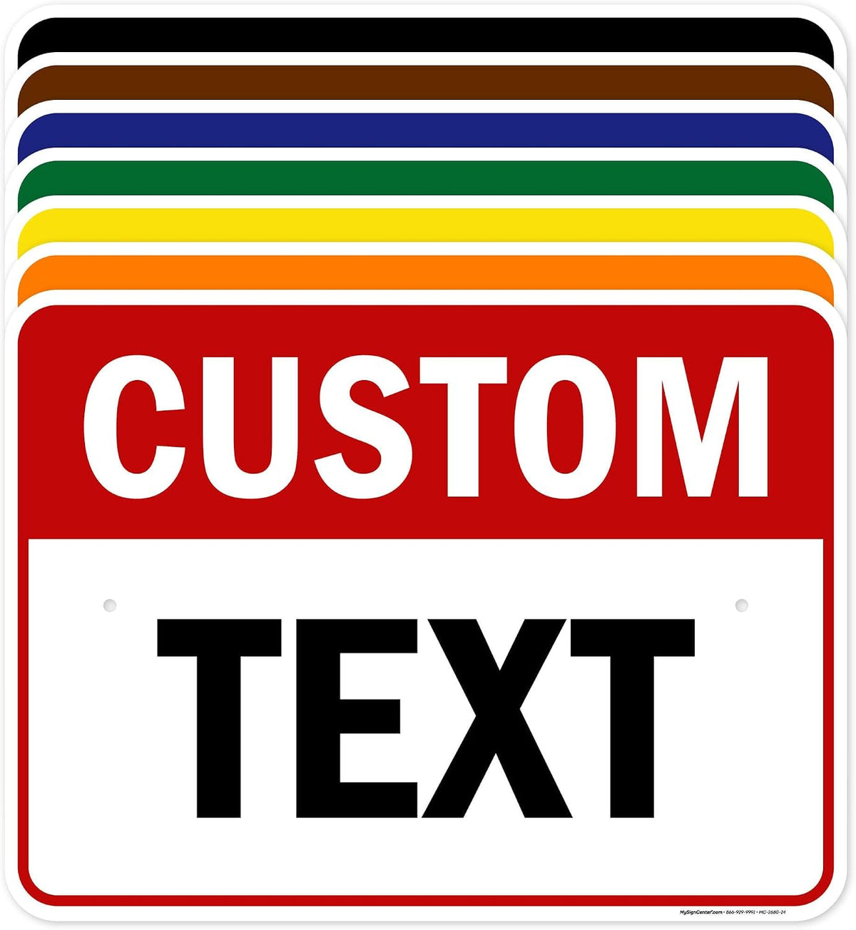 Custom Sign, Custom Sign for Business, Indoor/Outdoor use. 18x24 Inches