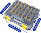 Double Side Tool Box Organizer, Hardware Storage Box, Portable Small Parts - Image 5