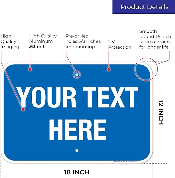 Personalized Custom Blue Background Customize - Image 3