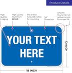 Personalized Custom Blue Background Customize - Image 3