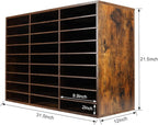 PAG Wood Literature Organizer Mail Sorter Student Mailbox - Image 4