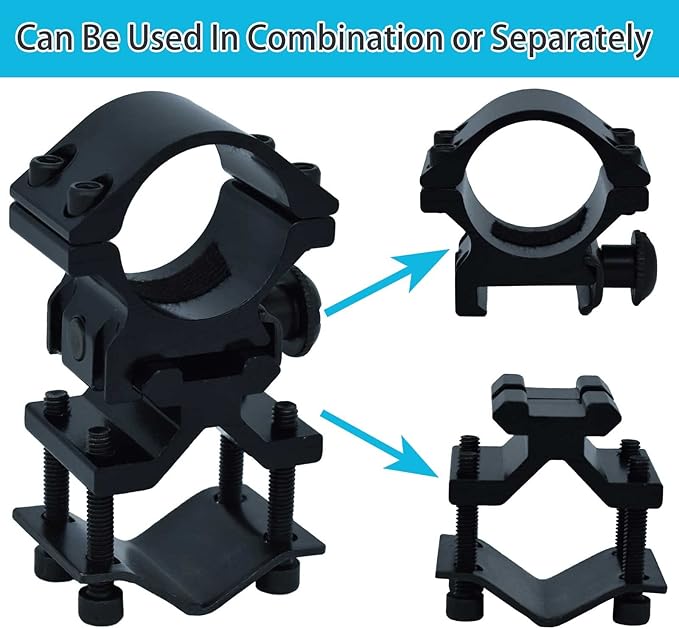 2 Pack Flashlight and Laser Sight Mount - Image 2