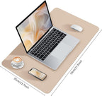 Bloss Leather Desk Mat, Mouse Pad, Waterproof Small Desk Pad, Desk Matt - Image 6