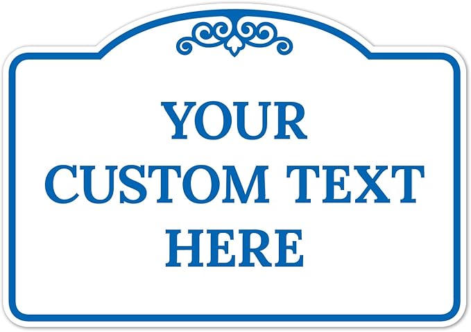 Custom Decorative Sign, Personalized Metal Sign by SigoSigns