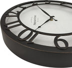 Presentime & Co 13" Farmhouse Series Wall Clock, Vintage Style, Retro Clock - Image 4