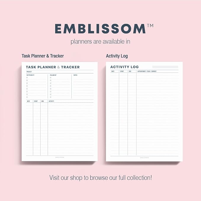 Task Planner & Tracker 8.5 x 11 Tear-Off 70 Sheet Planner Pad – Project - Image 9